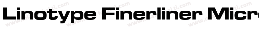 Linotype Finerliner Micro字体转换